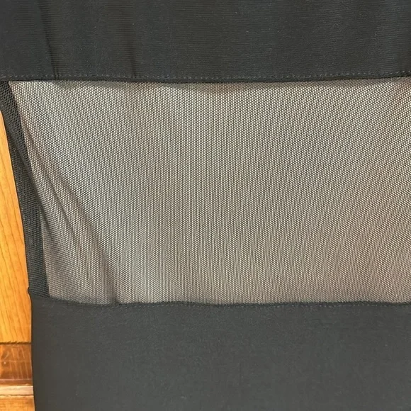 R&M Richards Mesh Lined Panels Swing Hem Cap Sleeve Dressy A-Line Dress S6 EUC - Picture 8 of 11